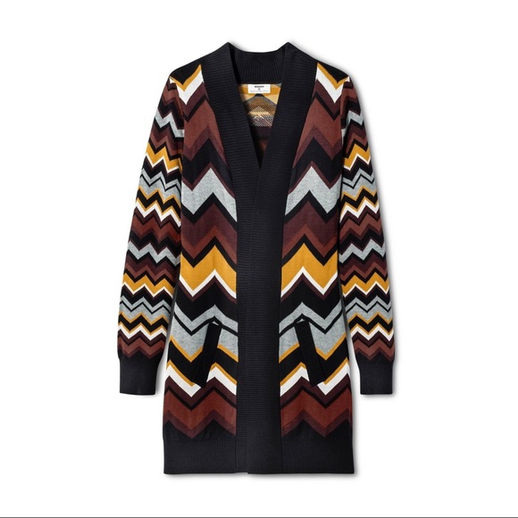 Missoni for Target Sweaters - Missoni Target Zig Zag Patchwork Cardigan Sweater